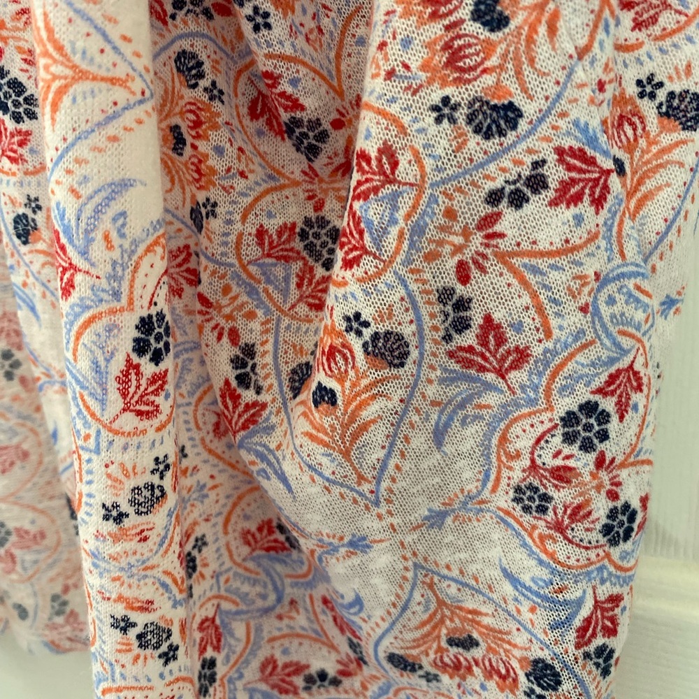 Torrid Multi-Color Floral Print Pattern Short Sleeve Open Front Cardigan… - Picture 6 of 12